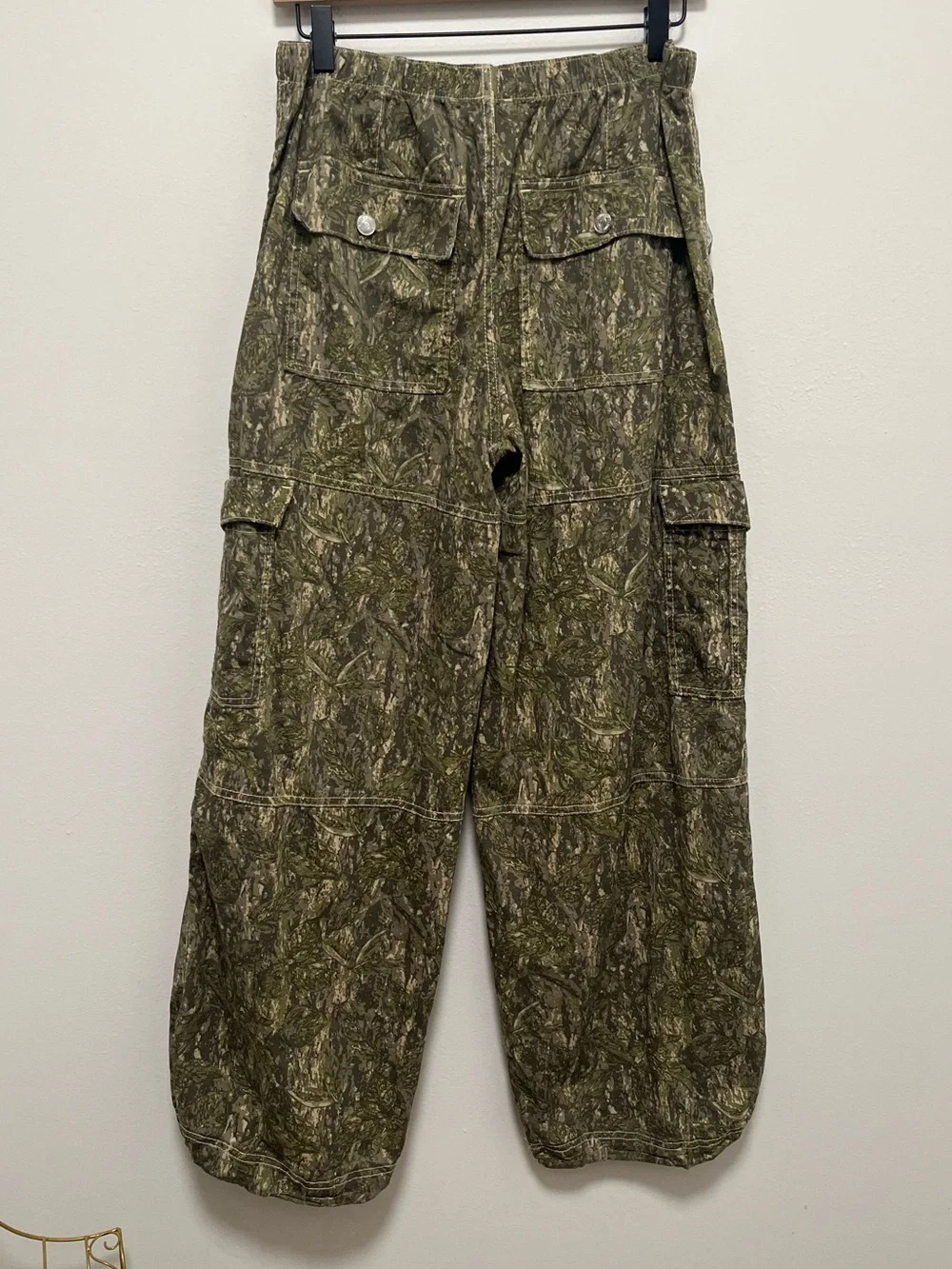 Camo Wide Leg Cargo Pants Cotton By Almost Famous Size Medium